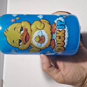 Duck IT ! Moving Light Blue swirl  Duck Cup